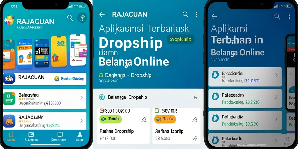 Tampilan antarmuka RAJACUAN yang memudahkan pengguna dalam berbelanja.
