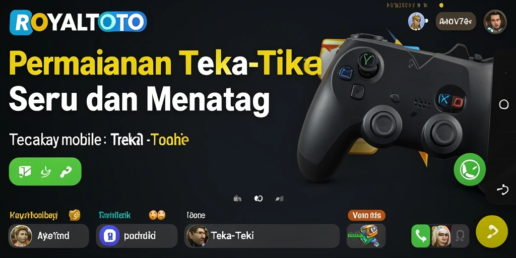 Tampilan antarmuka menarik dari game Teka-Teki ROYALTOTO.