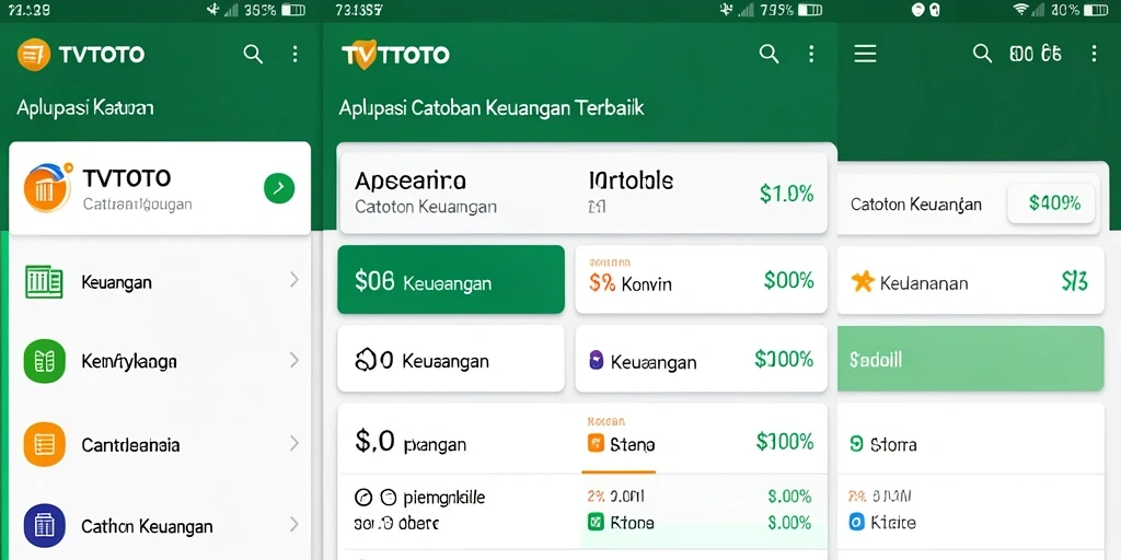 Tampilan antarmuka TVTOTO untuk Catatan Keuangan yang jelas dan efisien.
