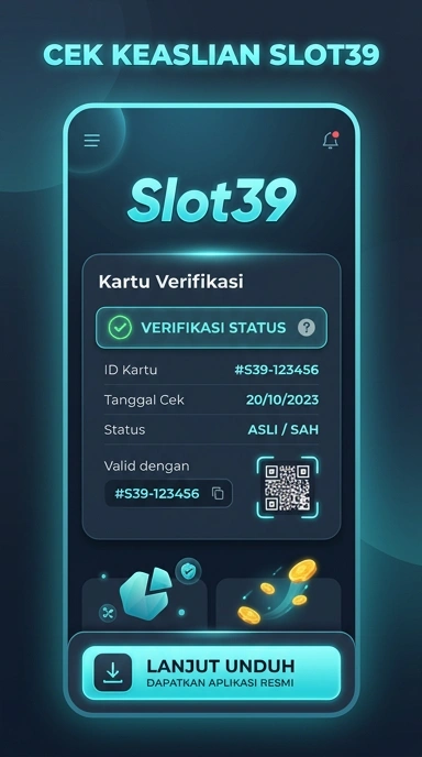 Tampilan kanal resmi slot39